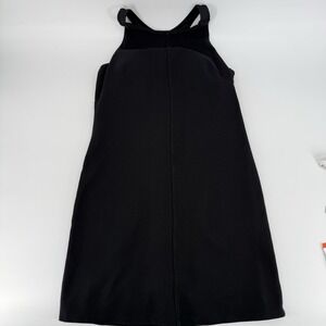 Athleta Whirlwind Tank Solid Black Cotton Spandex Woman Small Casual Tennis Golf